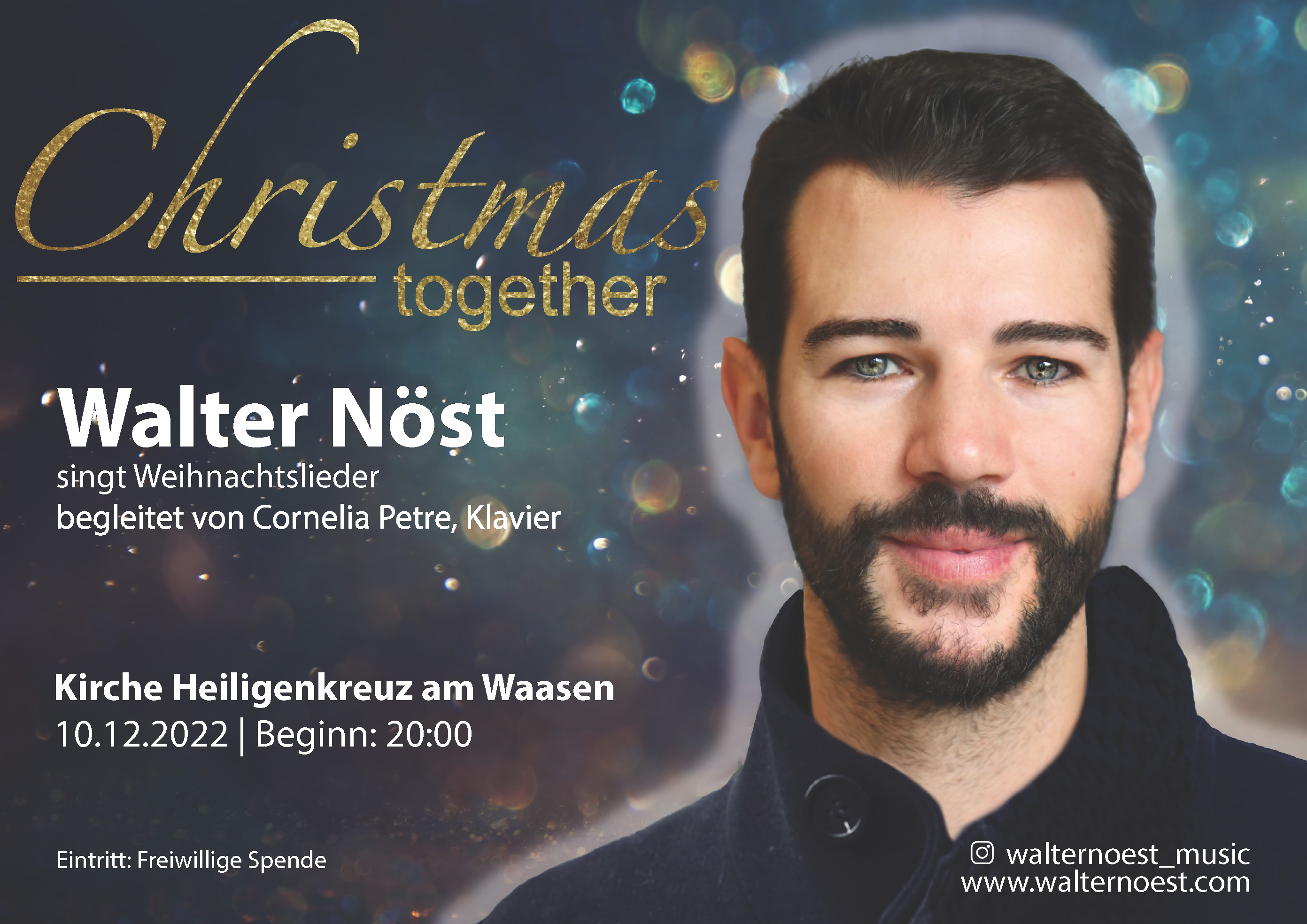 2022 Weihnachtskonzert Flyer Heiligenkreuz Druck